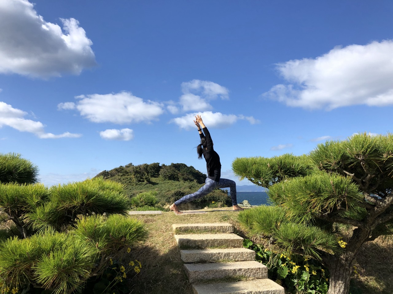 【温泉付き】番所庭園でヨガ体験